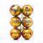 Factory Sale unique design lastic pumpkin 6cm christmas hanging ball from China
