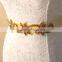 Original handmade luxury Tyrant gold belt Body Jewelry beautiful bride wedding dress accessories