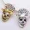 46*33mm New Fashion 2015 Halloween Brooches Rhinestone Formal Hat Skeleton Brooches For Women Vintage Fine Jewelry High Quality