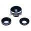 3-in-1 wide angle macro lens fisheye phone lens mobile cell phone camera lens compatible most mobile device