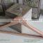 HEAD Set of 8 Curved Clothes Hanger Natural Color Wood