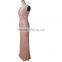 Deep v nack iron beads long tube sex women party dress