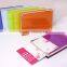Transparent acrylic two sided photo / picture frames with magnets