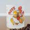 Wholesale frosted 2017 decal drinking glass mug coffee glass cup with handle