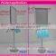 Free standing brochure holder aluminum snap frame poster stand