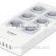 White Super Speed EU Type 6 USB Charging Ports Power Strip for Tablet PC / IPhone
