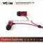 VCOM Promotional Stereo  Earphone with Factory Price