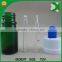 empty mini 5ml green glass dropper bottle with childproof cap from China