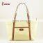 Handbag With PU Leather and Nylon Fabric