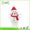 funny snow man for Christmas gifts small and cute usb flash drives with pvc material selling at bolltom price