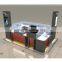 wooden display showcase mall jewelry kiosk for sale