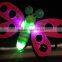 colorful butterfly singing toy sound with led light in fly, led butterfly lamp with sound