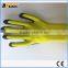 BSSAFETY 13 gauge polyester knitted black nitrile coated garden work gloves