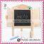 Portable wooden blackboard for kids, wooden kids blackboard with chalks