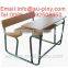 (M1)Cheap Plastic Steel Tube School Writing Chairs With Board,school Desk and School Chair ,school Furniture