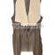 Sleeveless Leather Jacket For Women