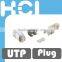 Taiwan Manufacturer RJ45 Unshielded Multi Piece 8P8C Connector Modular Plug