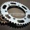 1023 and 1045 material motorcycle sprocket kit for CBR250 MC19 MC12 HOREN250 directly from china facotry wholesales