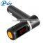 Max 5V/3.1A USB Charger Bluetooth Bluetooth FM Transmitter Car Kit Mini Portable Bluetooth Speaker