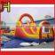 0.55mm PLATO PVC Material Inflatable Obstacle Course With Slide Combo