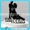 Best selling cupcake topper acrylic wedding doll cake topper