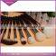 Wholsale Natural Hair Makeup Brushes Set With High Quality