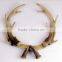 Christmas realistic wall hanging plastic deer antlers