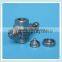 Liquid and air internal mixing flat fan spraying atomizing nozzles
