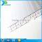 16mm four wall polycarbonate hollow sheet anti-fog roof panels for greenhouse