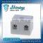 TC-202-A Thermocouple 600V 20A 2 Pin Ceramic Connector Block