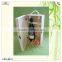 Supply New Design Hot Selling Cheap Burned Red Color 2 Bottle Wine Box