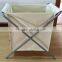 X frame folding laundry basket