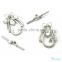 Antique silver metal charms wholesale metal charms decorative pendant for bracelet