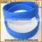 china supplier high quality custom silicon wristband debossed