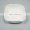3"Unique Pure White Square Melamine Dishes