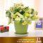 Fancy ceramic glazed flower pot