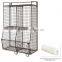 Metal Wire Mesh Storage Basket Shelf Organizer Rack