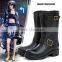 mid-tube Europe style custom women cheap rain boots with buckles