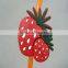 Hot sale 2016 new product drinking straws with plastic fruit