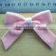 MSD Beautiful velvet ribbon bow for clothing decoration,velvet bow for bra