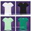 The china wholesale blank simple cotton unisex round hem cutom plian t shirt