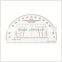 6inch Military protractor KMP-1 Military Protractor,half moon military protractor