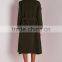 best selling custom lady khaki waterfall coat wholesale