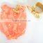 Gold Polka Dots Bubble Romper Birthday Playsuit Pink Gold Polka Dots Pink Outfit Sequin Glitter Sparkle Baby Romper