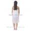 Mature Women Sexy Transparent Nighgown V-neck Dress