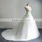 2016 Pearls Beaded Long Sleeve Lace Ball Gown Wedding Dresses