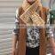 2017 new style high quality wholesale faux rabbit fur scarf
