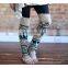 Bohemia Matching Colors Girls Autumn Winter High Socks