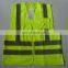 Adult Jackets yellow high visibility reflective safety vest