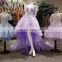 LS00168 short purple baby girls dress latest designs flower girl children evening dress